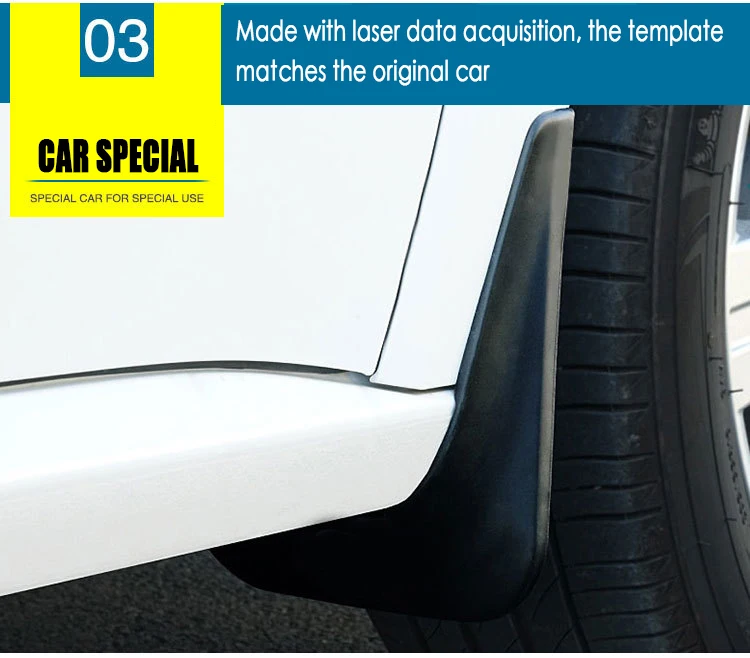 4pcs/set Car Mud Flaps Front Rear Mudguard Splash Guards Fender Mudflaps For Tesla Model 3 + Fixing Screw | Автомобили и