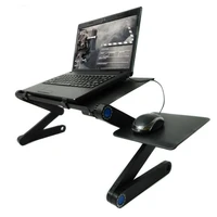 adjustable laptop desk stand portable aluminum ergonomic lapdesk table stand tv bed sofa pc notebook table laptop computer desk