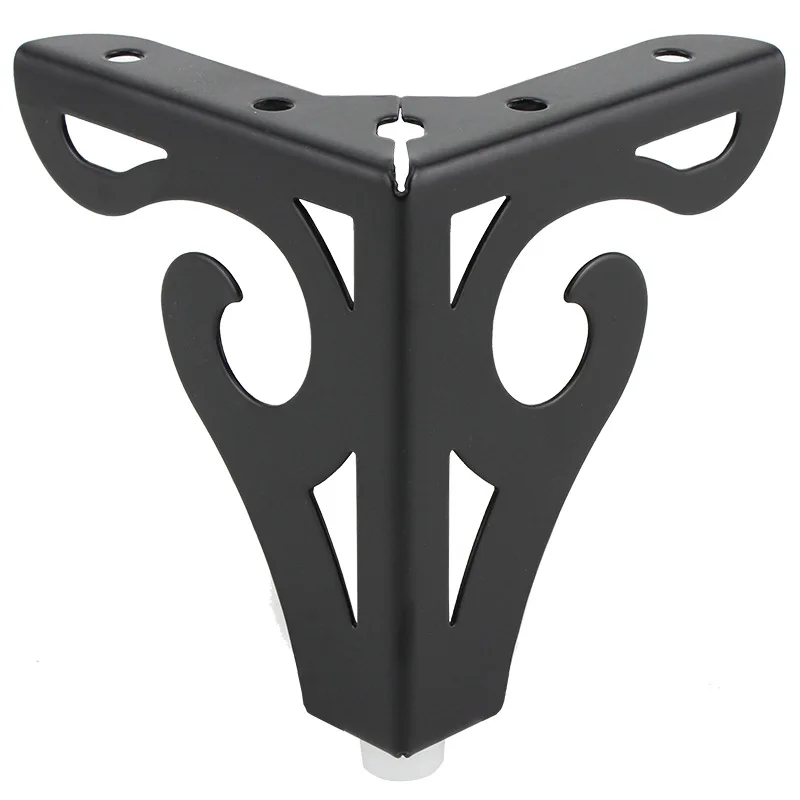 4 шт. Золотые/черные/Серебряные железные полые ножки для дивана стойка шкафа