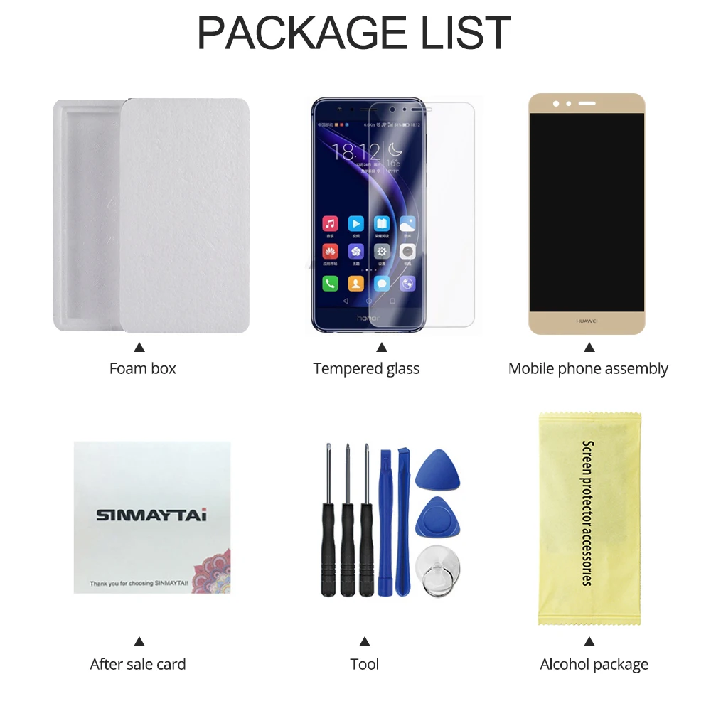 100% новый 5 2 &quotЖК дисплей для HUAWEI P10 Lite сборочного узла сенсорного экрана ЖК