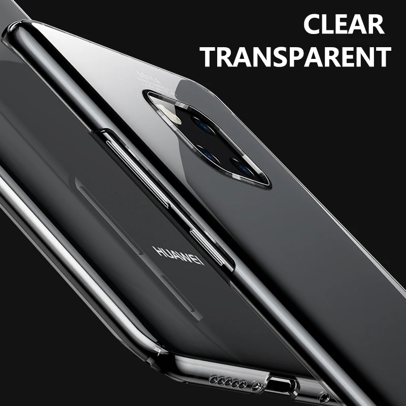 YISHANGOU Прозрачный чехол для телефона huawei P20 Lite mate 30 20 10 Pro твердый пластиковый чехол на заднюю панель для huawei NOVA 3i 3e чехол