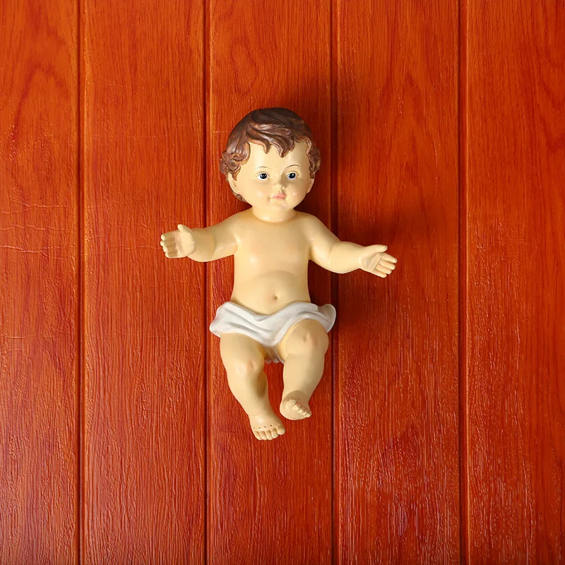 5 Размер Католическая Евангельская Церковная Поставка Орнамент Иисус Иисус Ясли Санта Беби Статуя Агнец Божий Подарок Иисус Фигуры Христос Ремесло.