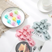 8 cells coconut palm tree style silicone chocolate molds baking tools for handmade biscuit pastry jelly dessert cake mold