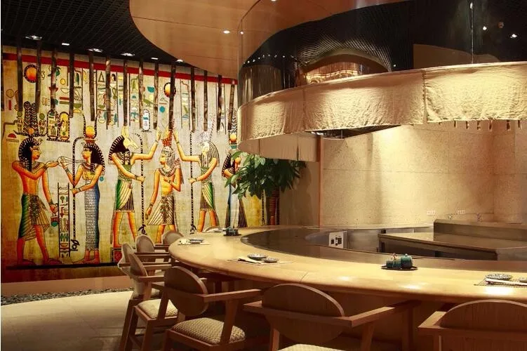 CJSIR пользовательские фото обои бар КТВ Личность ретро люди Фараон Египетские