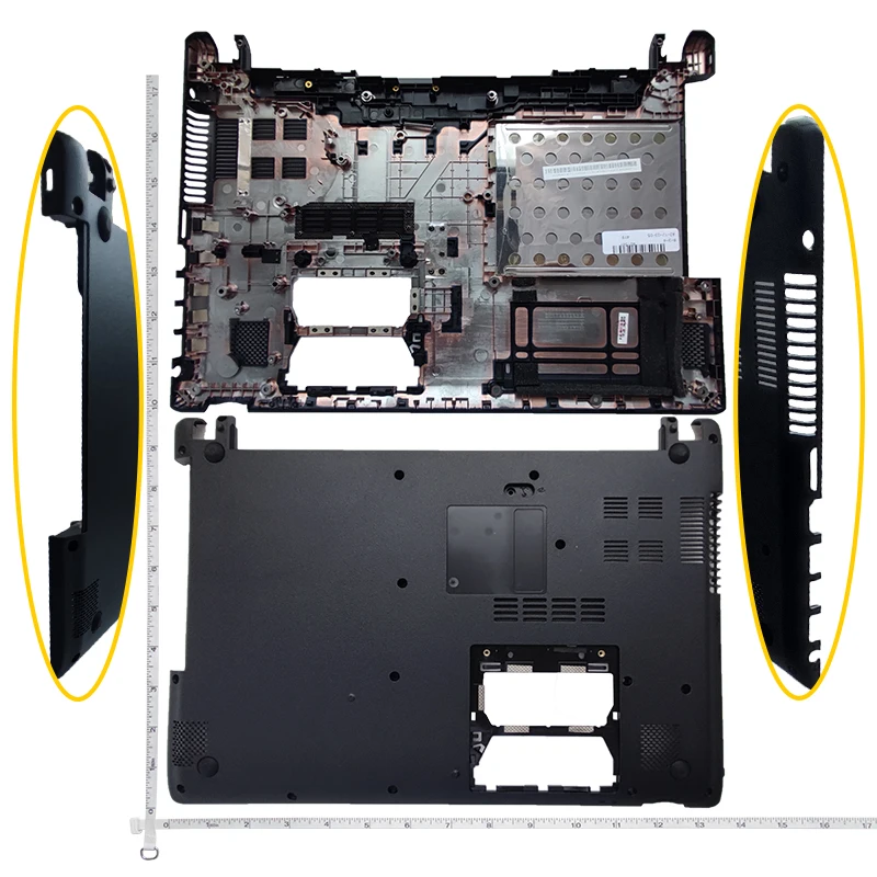 Новинка Нижняя крышка для ноутбука GZEELE базовая Крышка Acer Aspire V5-431 V5-431P V5-471 черный