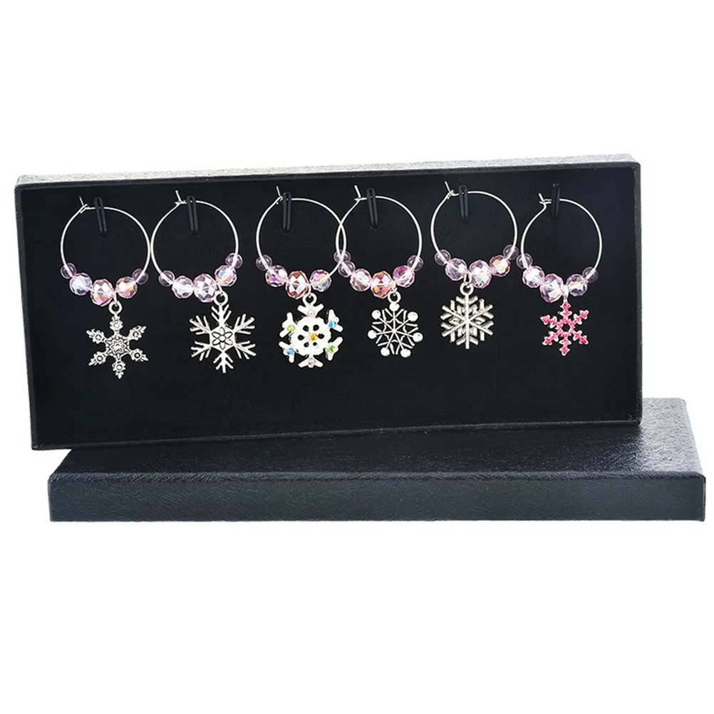 

6Pcs Perforation Design Iron Markers Plastic Drink Markers (Assorted Color)