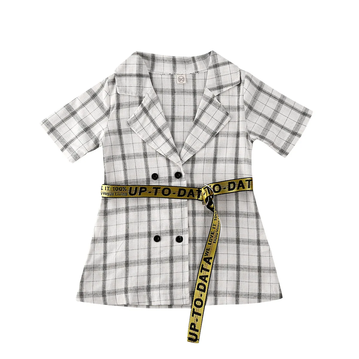 Платье в консервативном стиле для девочек 2019 г. бандажная Одежда маленьких