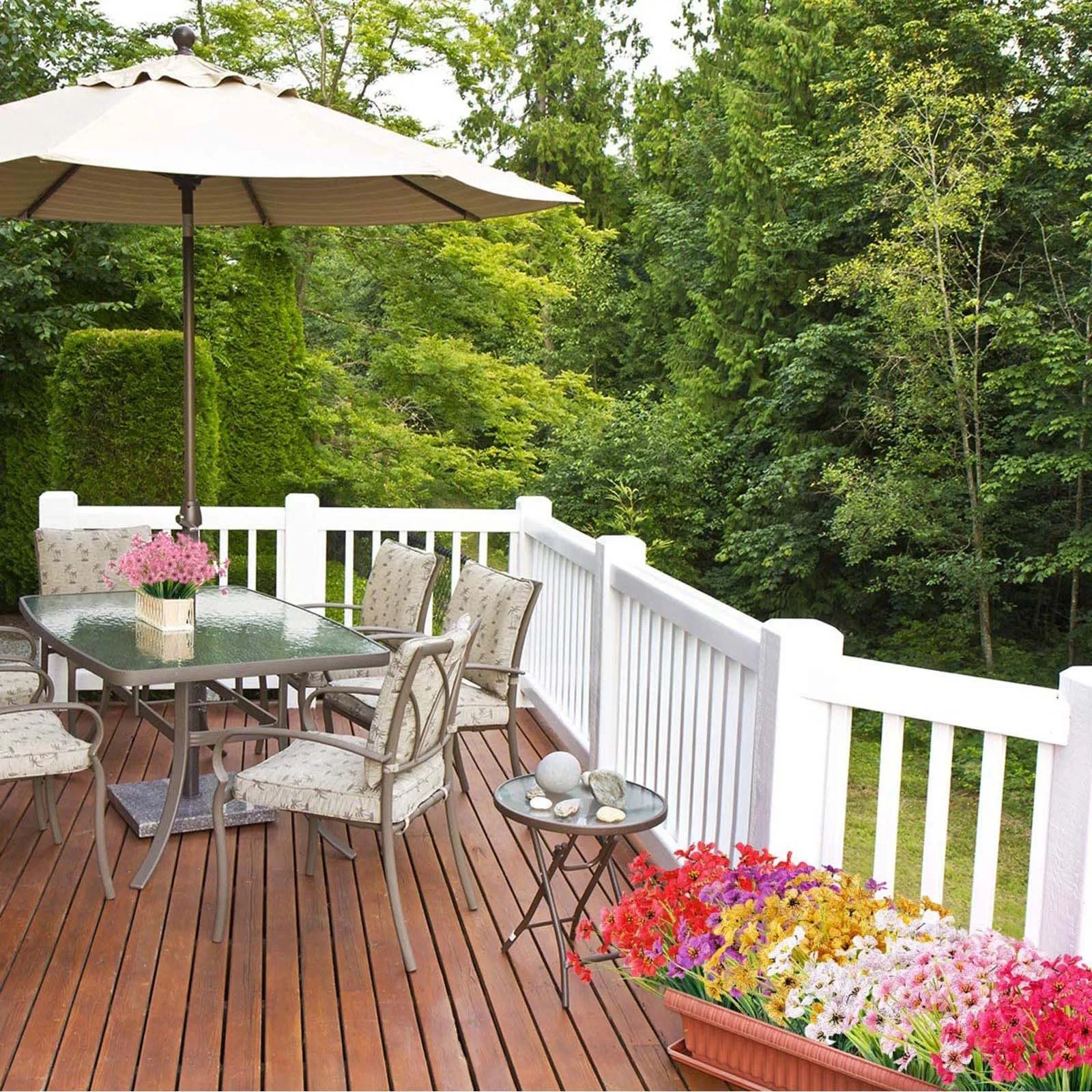 

10 pieces Fake Plastic Violet Flower Bouquet Romantic Latex Flower Vase Ornament Wedding Decor Matthiola incana