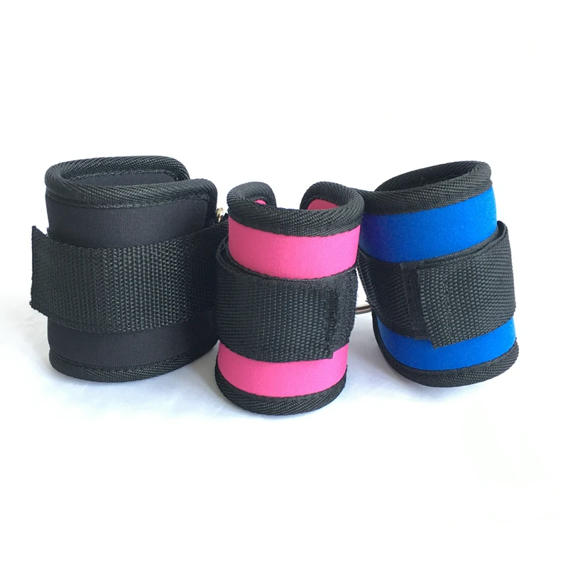 2 шт спортивные лодыжки ремни мягкие d кольца манжеты для спортзала тренировки