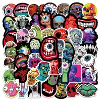 103050pcs horror series zombie skull graffiti stickers diy motorcycle luggage guitar skateboard cool decal sticker kid toy