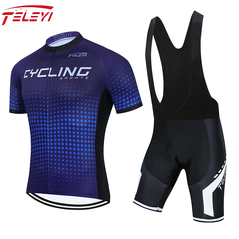 

Комплект велосипедной одежды TELEYI Pro, неоново-зеленая футболка для горных велосипедов, летняя семейная одежда для горных велосипедов