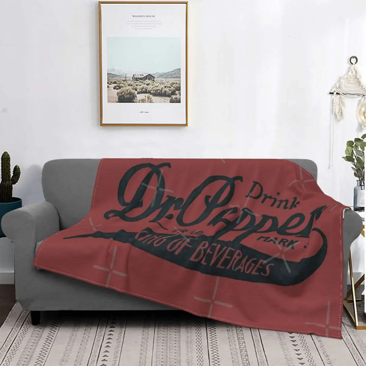 

Manta Vintage Dr Pepper Logo 2, para cama colcha, alfombra a cuadros, funda para sofa, manta Kawaii, toalla de playa de lujo