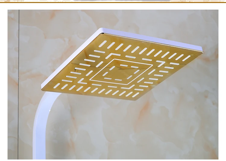 Роскошный белый набор для душа лучшие смесители с дождевой насадкой смеситель