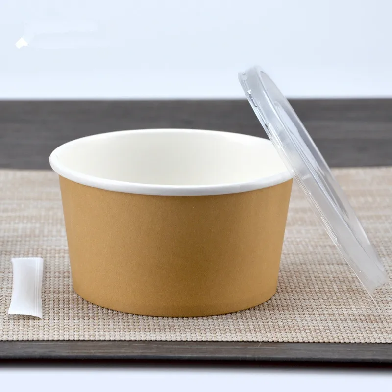 50 шт. одноразовая бумажная чаша крафт-бумага женские ботинки с широким круглым