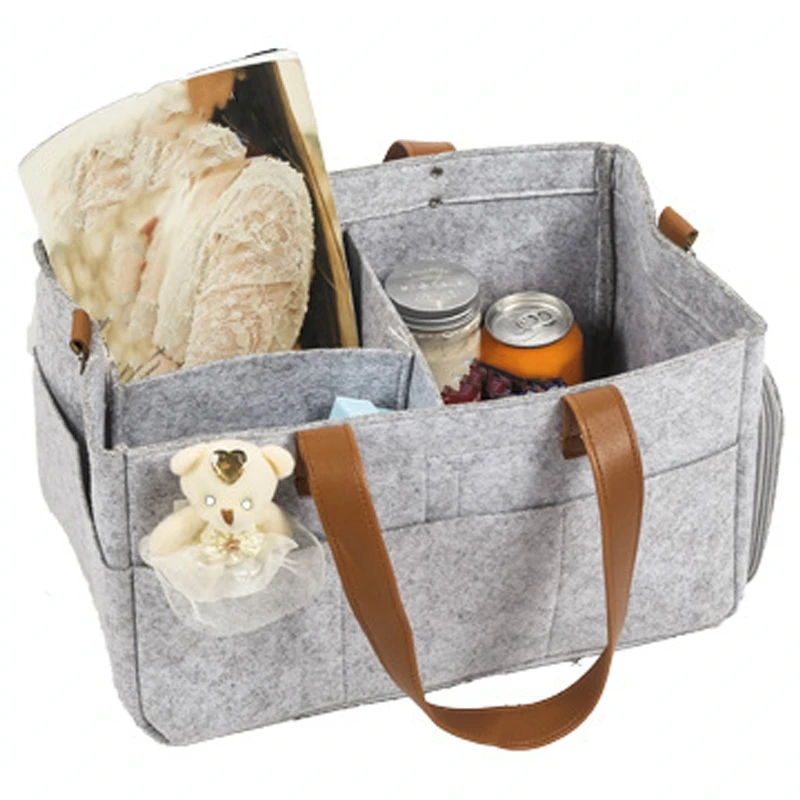 Felt Debris Storage Bag Collapsible Diaper Tote | Дом и сад