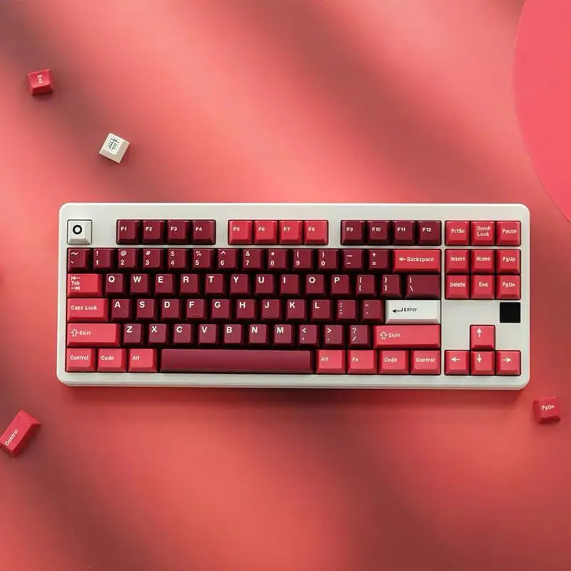 Механическая игровая клавиатура 173 клавиш DOUBLE SHOT Cherry Profile Aero/Оливия/8008/Merlin/Arctic Keycap
