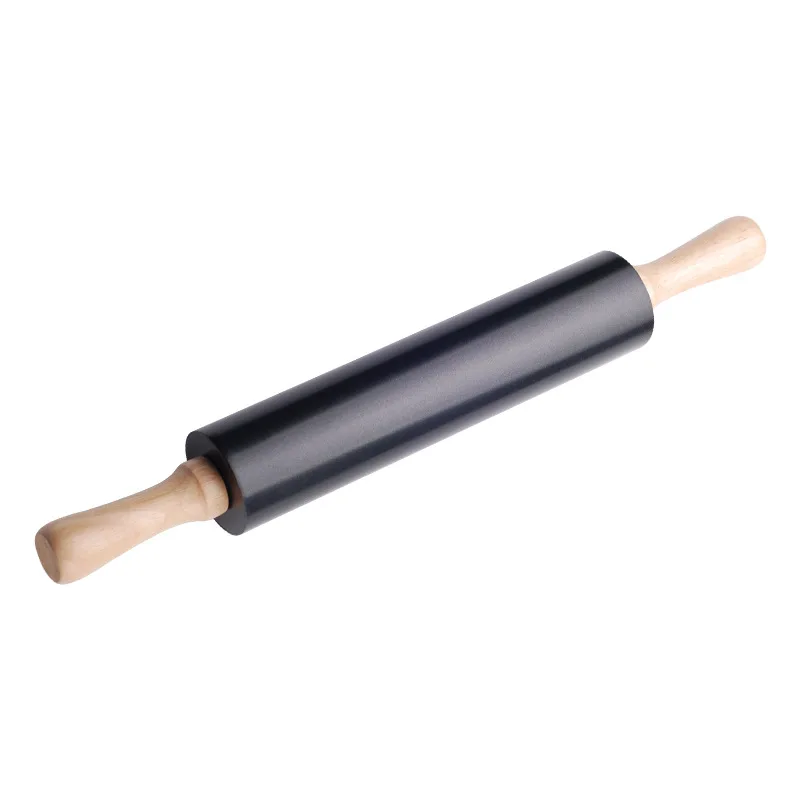 

Non-Sticky Steel Rolling Pin Roller Movable flour Roll stick Skin Artifact Rolling Pin Bread Stick