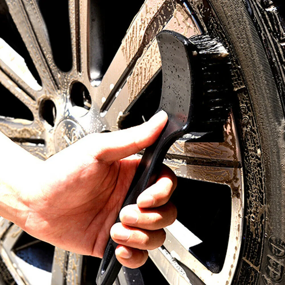 

Cleaning Tire Brush Cleaning Tools Detailing Parts Plastic Tire Rim 1 Pcs