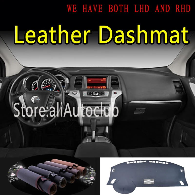 

For nissan murano z51 2009 2010 2011 2013 2014 Leather Dashmat Dashboard Cover Dash Mat Sunshade Carpet Car Styling accessories