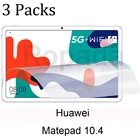 3 упаковки, мягкая ПЭТ Защитная пленка для экрана Huawei Matepad 10,4, Защитная пленка для планшета