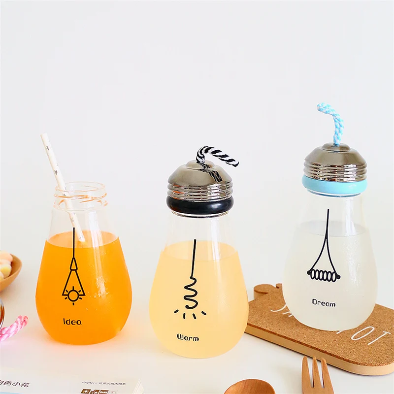 Милая забавная бутылка для воды с крышкой креативная кавайная велосипедная