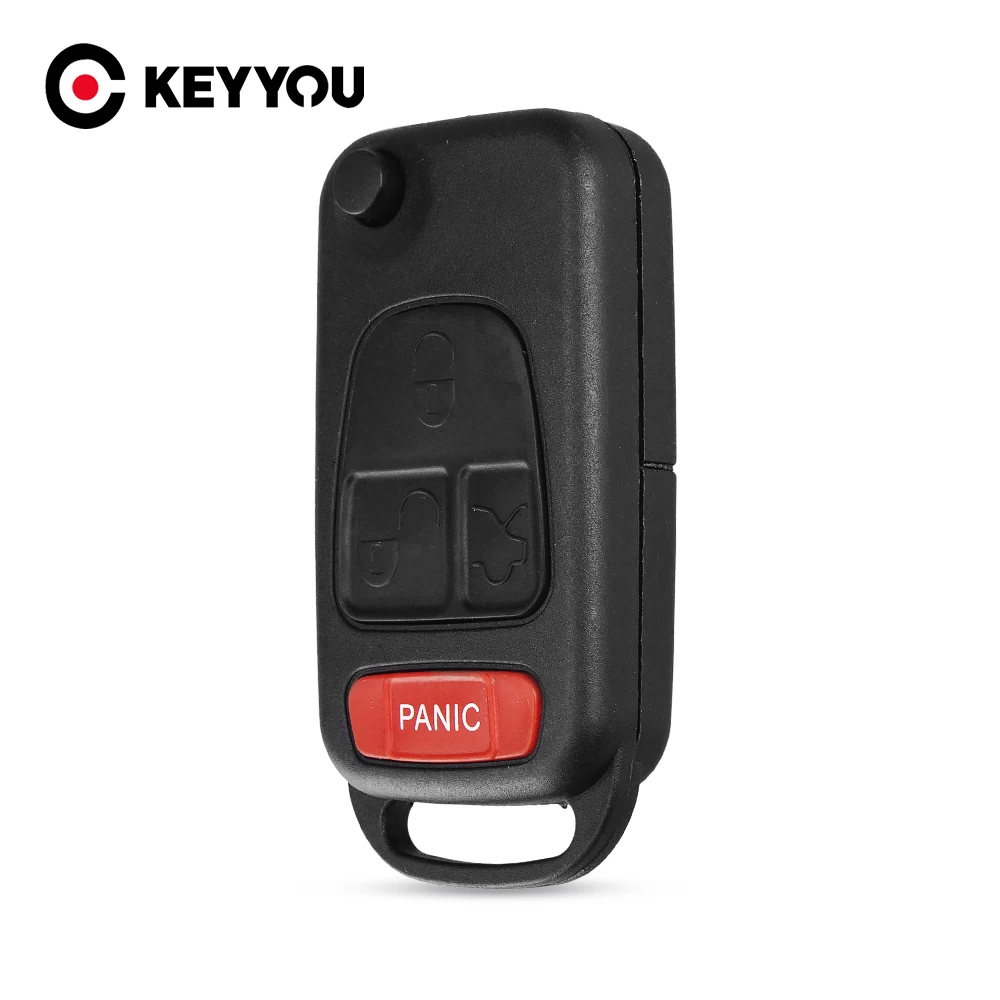 3 + 1 кнопочный переключатель откидной Чехол для ключа HU39 Blade MERCEDES BENZ ML320 ML350 ML55 SLK230
