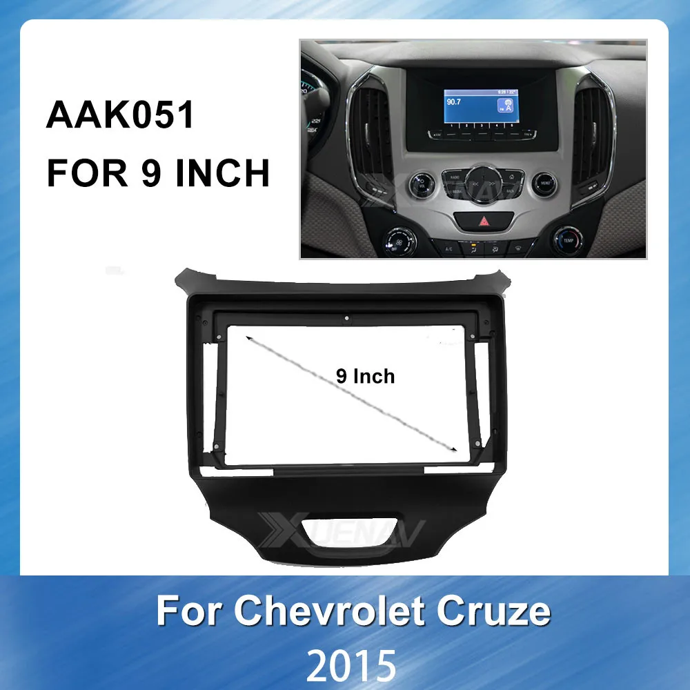 

Car DVD Frame For Chevrolet CRUZE 2015 Audio Fitting Adaptor Dash Trim Kits Fascias Audio Fitting Adaptor Panel Frame Kits Pane