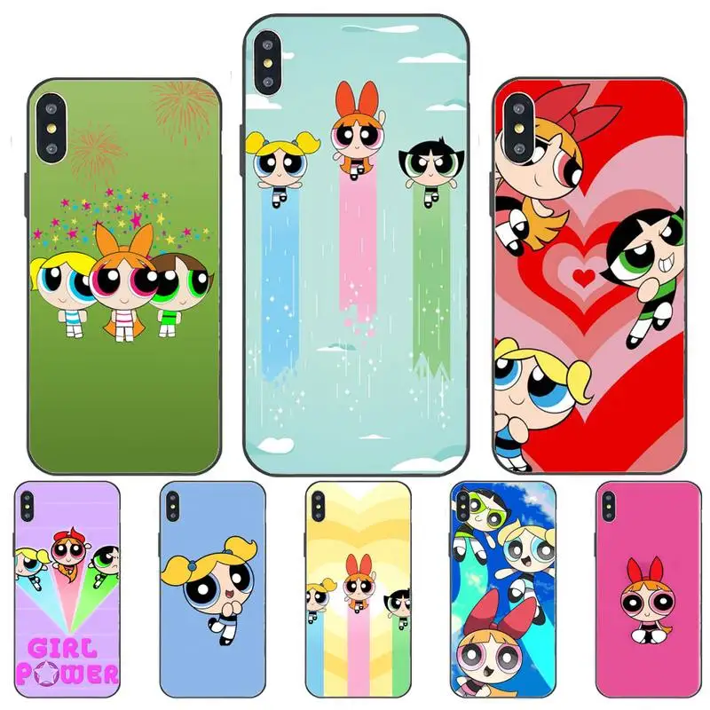 

Girls-S-cartoon Star-D-The Powerpuff Phone Case for Huawei Y7 Y9 Y6 Y5 Y8 Y8S Y8P nove 3 4 5 6 7 pro 2018 2019 se Fundas cover