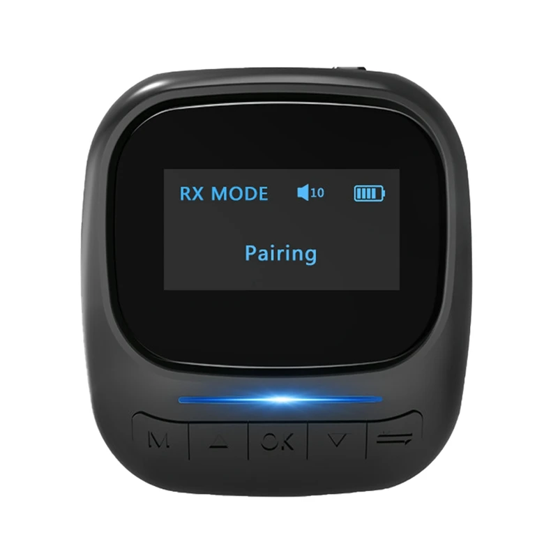 

Bluetooth Audio Wireless Adapter, OLED Bluetooth Audio Receiver Transmitter 2 in 1 CSR5.0 Car Home Wireless Adapter