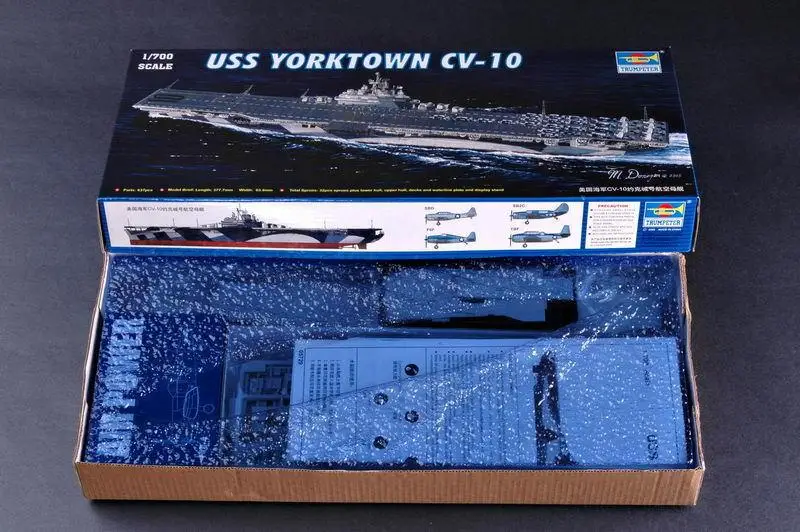 Trumpeter 05729 1/700 USS Yorktown CV 10 пластиковая модель комплект| |