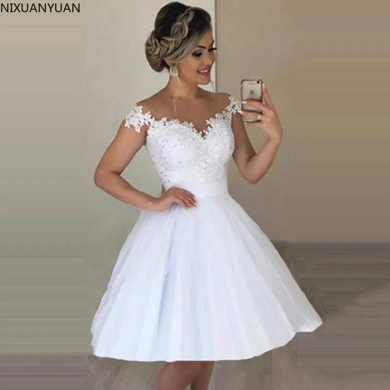 

Wedding Dresses Detachable Train Lace Cap Sleeve Beaded Robe De Mariee Formal Bridal Gowns