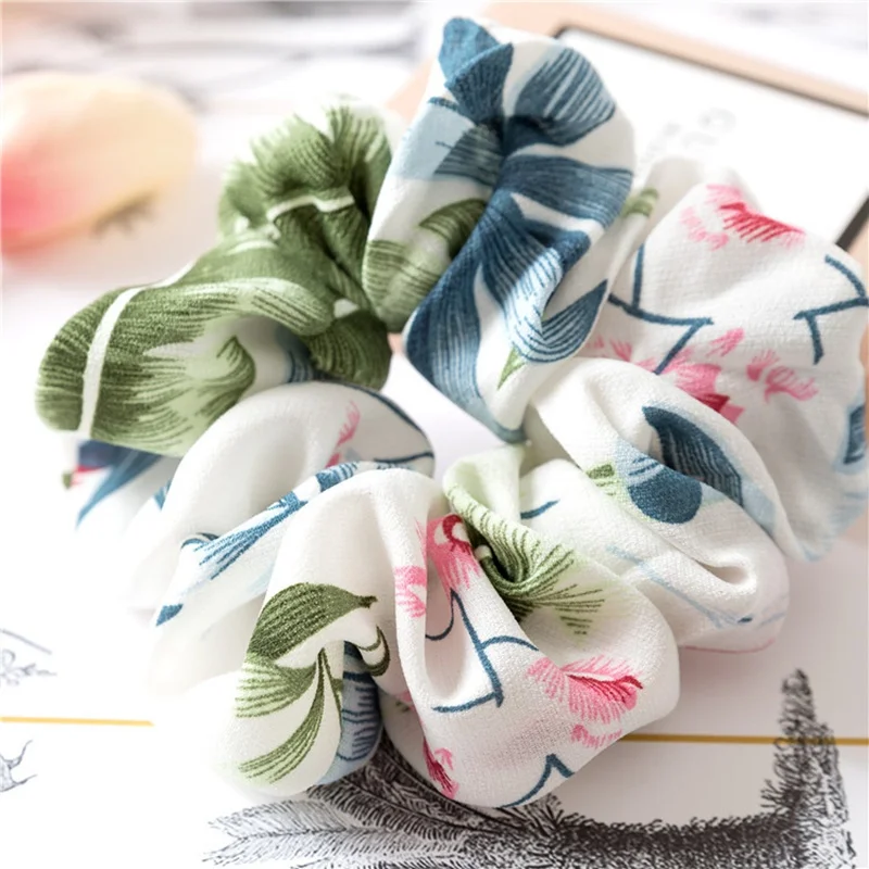 3 шт./лот новинка эластичная лента резинки кольцо для волос Цветочный свежий