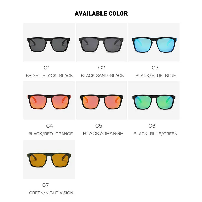 

Q Fashion Brand Designer Driving Glasses Men Sports All-Fit Mirror Sunglasses Polarized Goggles Multicolor Eyewear 2021