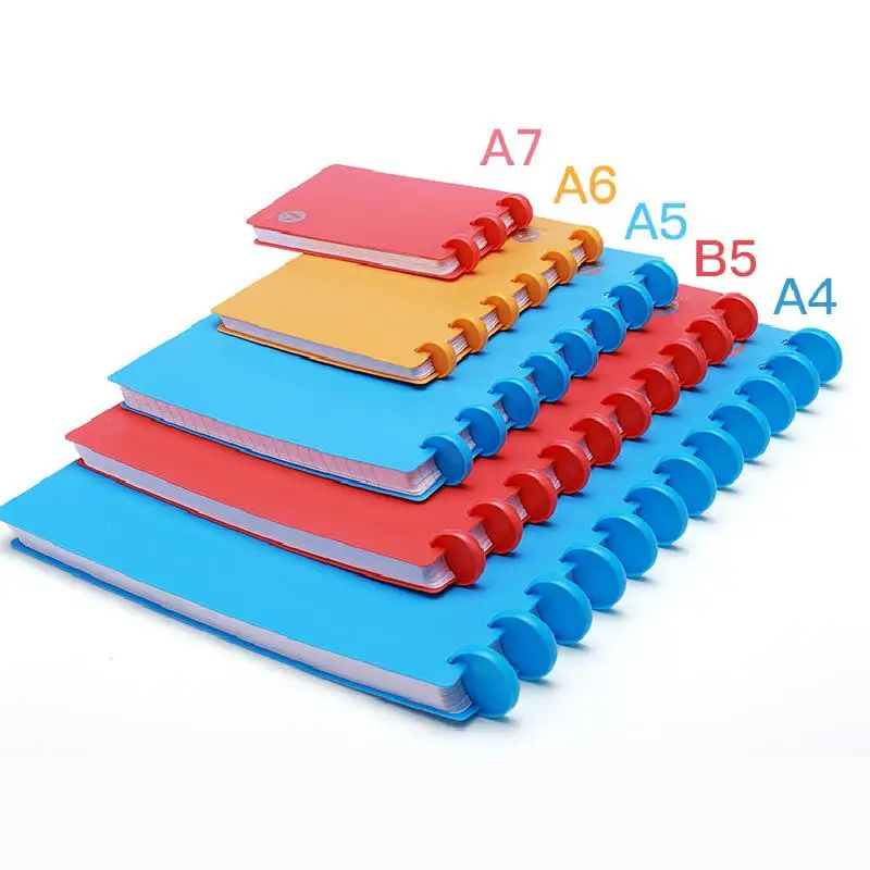 Новый креативный блокнот A7/a6/a5/a4/b5 с 6 отверстиями наборы для самостоятельной