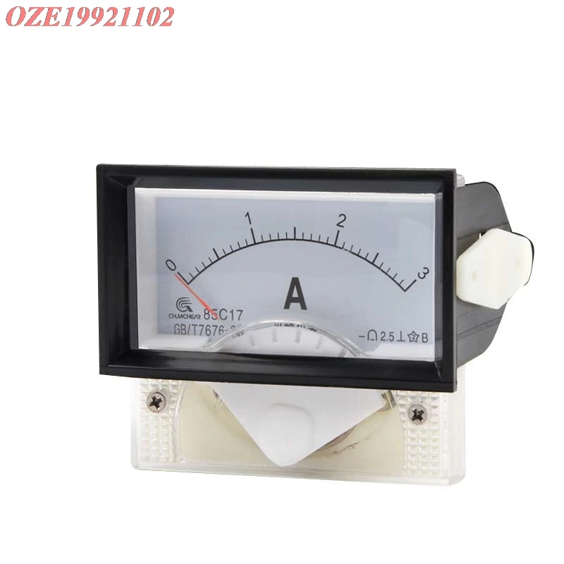 

1PC 85C17 Analog Current Panel Meter DC 1A 2A 3A 5A 10A 15A 20A 30A 50A/75mA 100A/75mA 150A/75mA Ammeter Ampere Tester Gauge