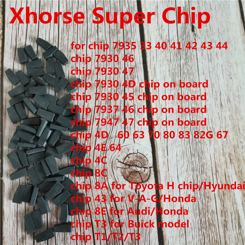 Xhorse VVDI супер чипа для ID46/40/43/4D/8C/8A/T3/47/41/42/45/ID46 для VVDI2 VVDI ключ инструмент/мини ключ инструмент