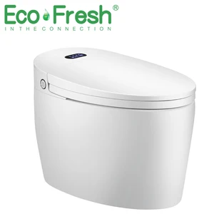 Керамический скрытый Электрический Умный Унитаз Ecofresh с дистанционным управлением
