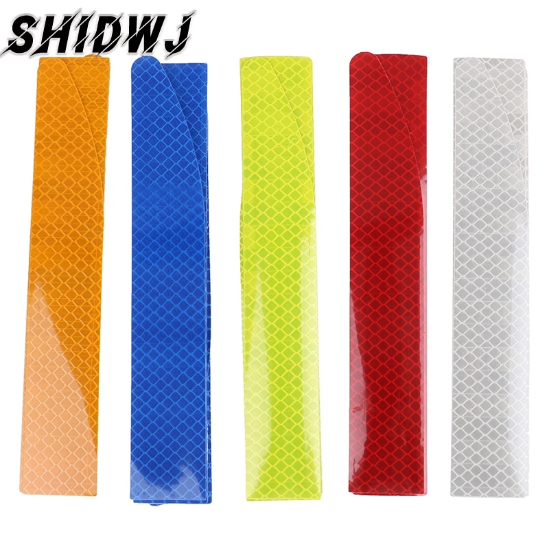 

Reflector Stickers Car Exterior Accessories Adhesive Reflective Tape Reflex Exterior Warning Strip Protect Car Body Accessories