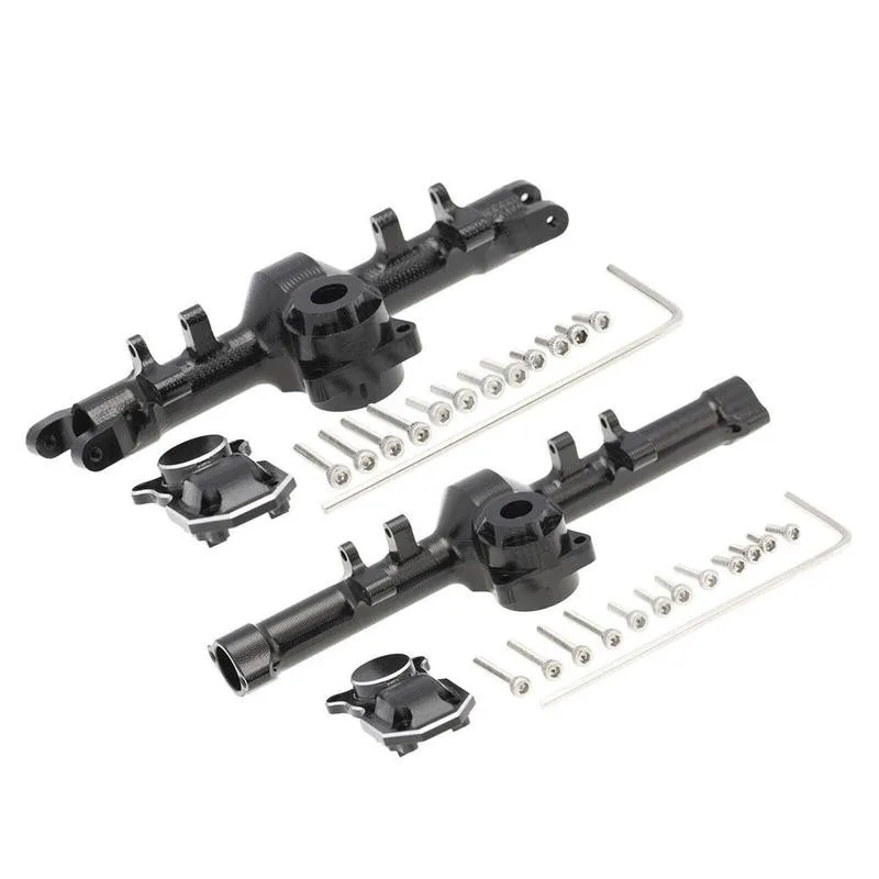 

1/24 Simulation Model Axial Scx24 90081 Front And Rear With Alloy Car Housing Axle Aluminum Cnc Toy Back Accessories Cover P2Y2