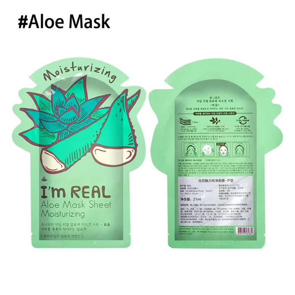 Лицевая маска для лица I'm REAL Tony Moly увлажняющая контроля жирности отбеливающая
