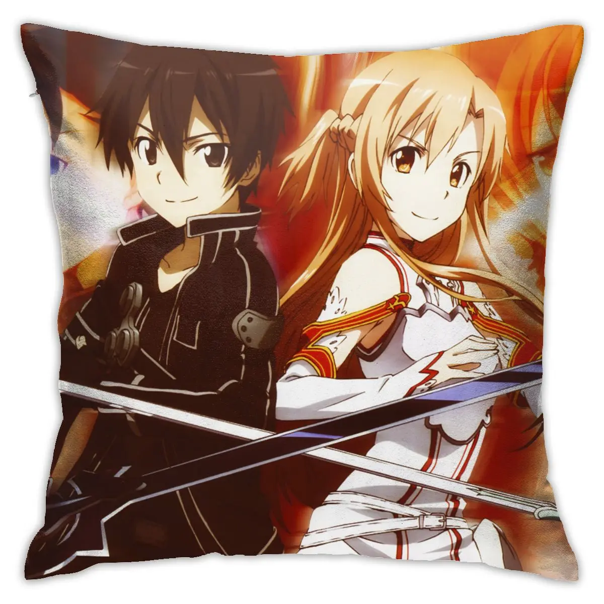 

Japanese Anime Sword Art Online Hold Pillow Cover Home Cushio Cover Decoratives Cushions For Sofa Seater Covers Car Pillow Case