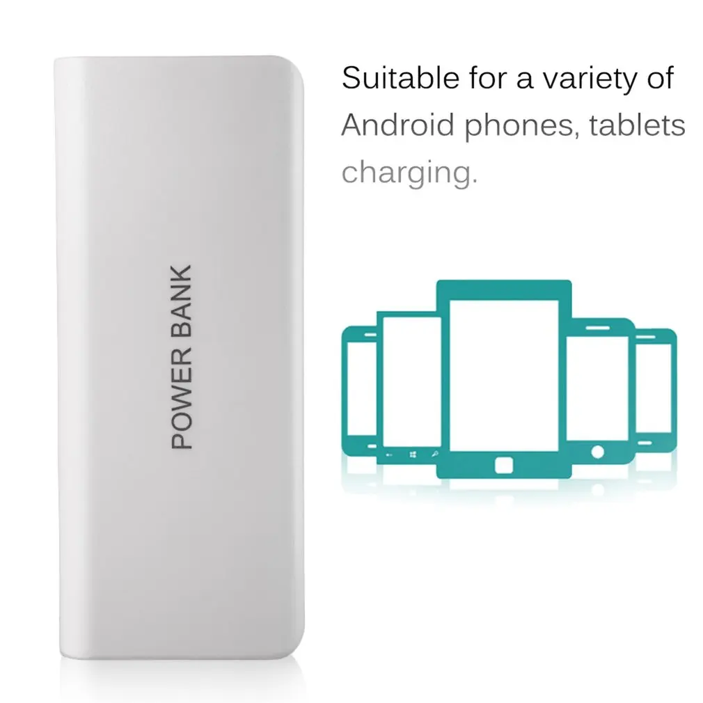 Чехол для портативного зарядного устройства с двумя USB-портами 13000 мАч |