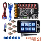 BIGTREETECH SKR PRO V1.2 с сенсорным экраном TFT35 V2.0 TMC2208 UART TMC2209 TMC2130, драйвер, 6 шт., комплект для 3D-принтера VS SKR V1.3