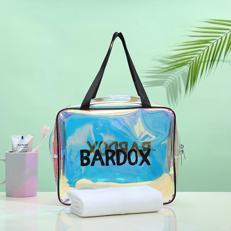 

Lady Travel Makeup Bag Deisgn Transparent Travel Bag Female Waterproof Jelly Bag PVC Cosmetic Bag for Female Makeup Bag DF50CB