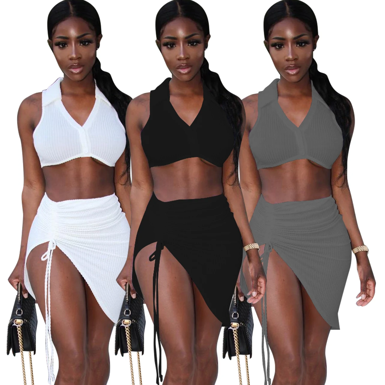 

Женское платье из двух частей, однотонное платье из мягкой ткани в полоску, без рукавов, лето 2021