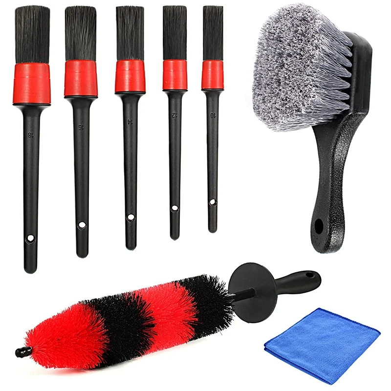 

AP68-Car Красота набор кистей для колеса и шины набор кистей для обода колеса щеточка для чистки spaceDetail щетка короткой ручкой