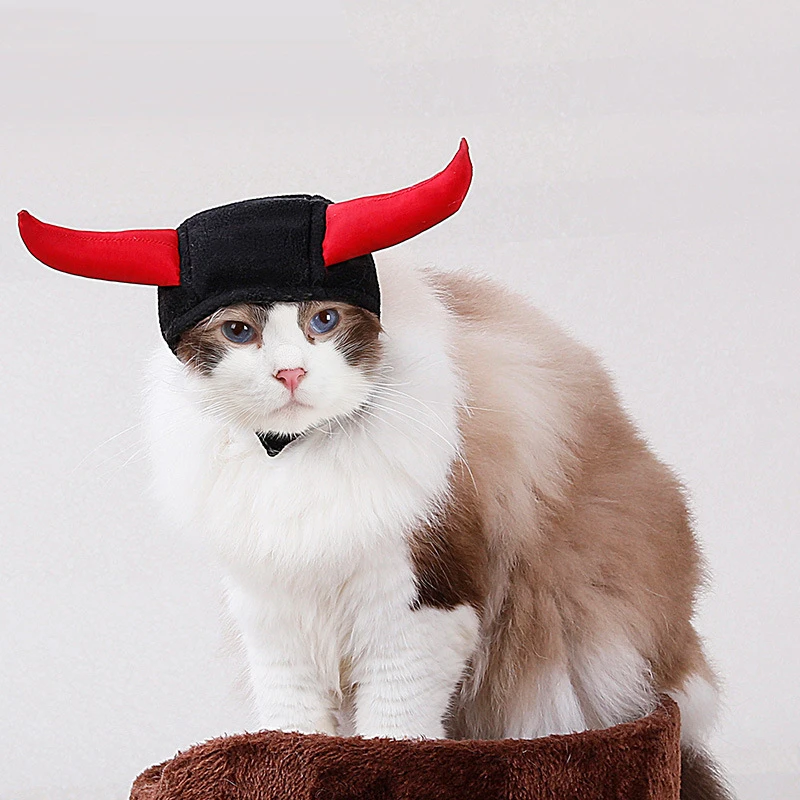 Забавный костюм кошки Косплей на Хэллоуин Домашние животные корова дьявол