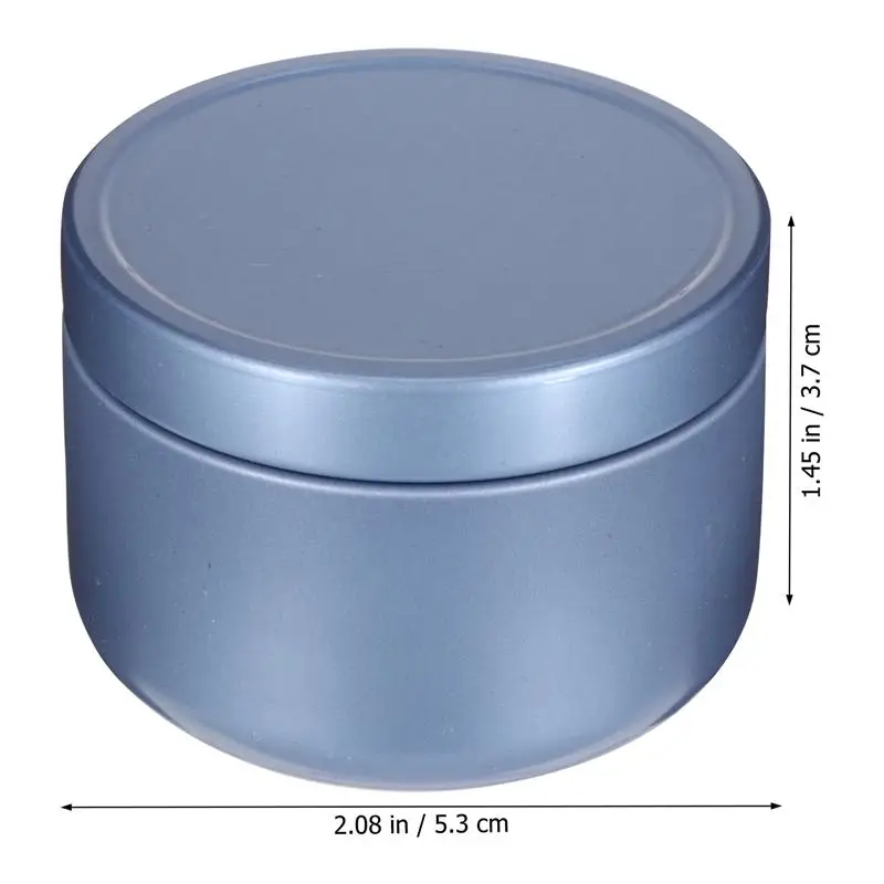 

10Pcs Universal Round Tinplate Tea Cans Tea Leaf Storage Jars Tea Sealed Tanks