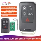 Пульт дистанционного управления DIYKEY с 5 кнопками, 434 МГц, 902 МГц, чип ID46 для Volvo XC60, S60, S60L, V40, V60, S80, XC70, KR55WK49264, KR55WK49266