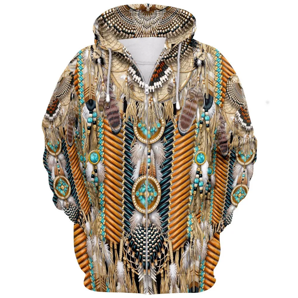 

New Indian Native Harajuku Casual Colorful Tracksuit New Fashion 3Dfull Print Hoodie/Sweatshirt/Jacket/Men Women